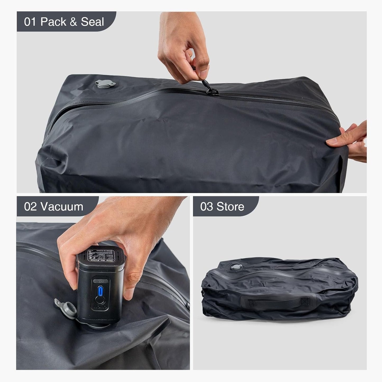 PACKEASE Travel Vacuum Bag Set