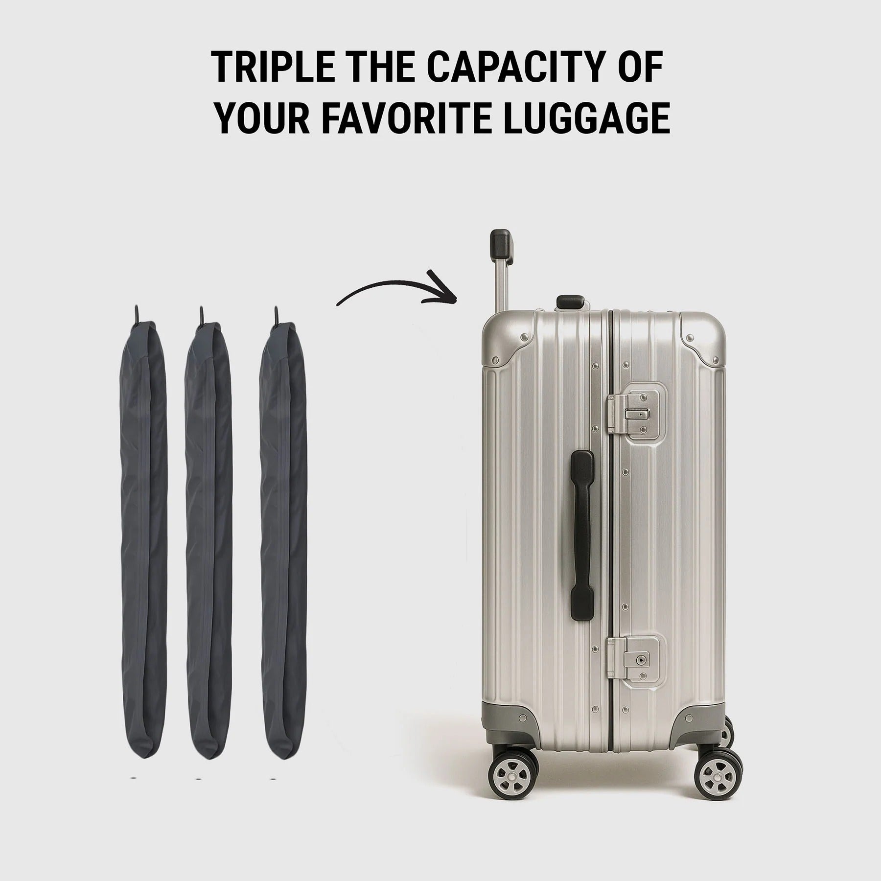 PACKEASE Travel Vacuum Bag Set